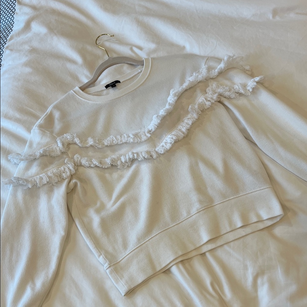 Rails Cream Textured Top